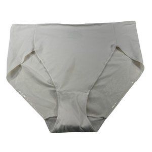 George Women's Size 8 XL Panty Brief Hi Cut No Show Off White New Without Tags